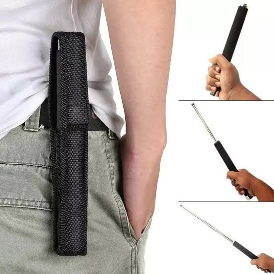 Self Defense Stick or Hand Pointer Extendable Telescopic Retractable Pointer